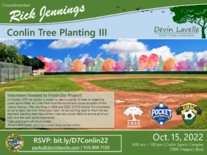 Conlin Tree Planting flyer